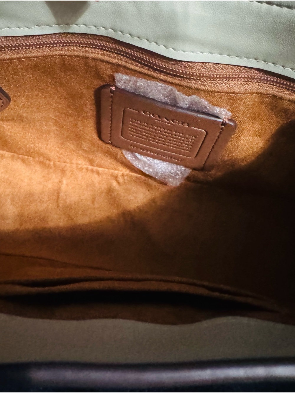Coach Eliza Shoulder Bag in Mint - Picture 8 of 9